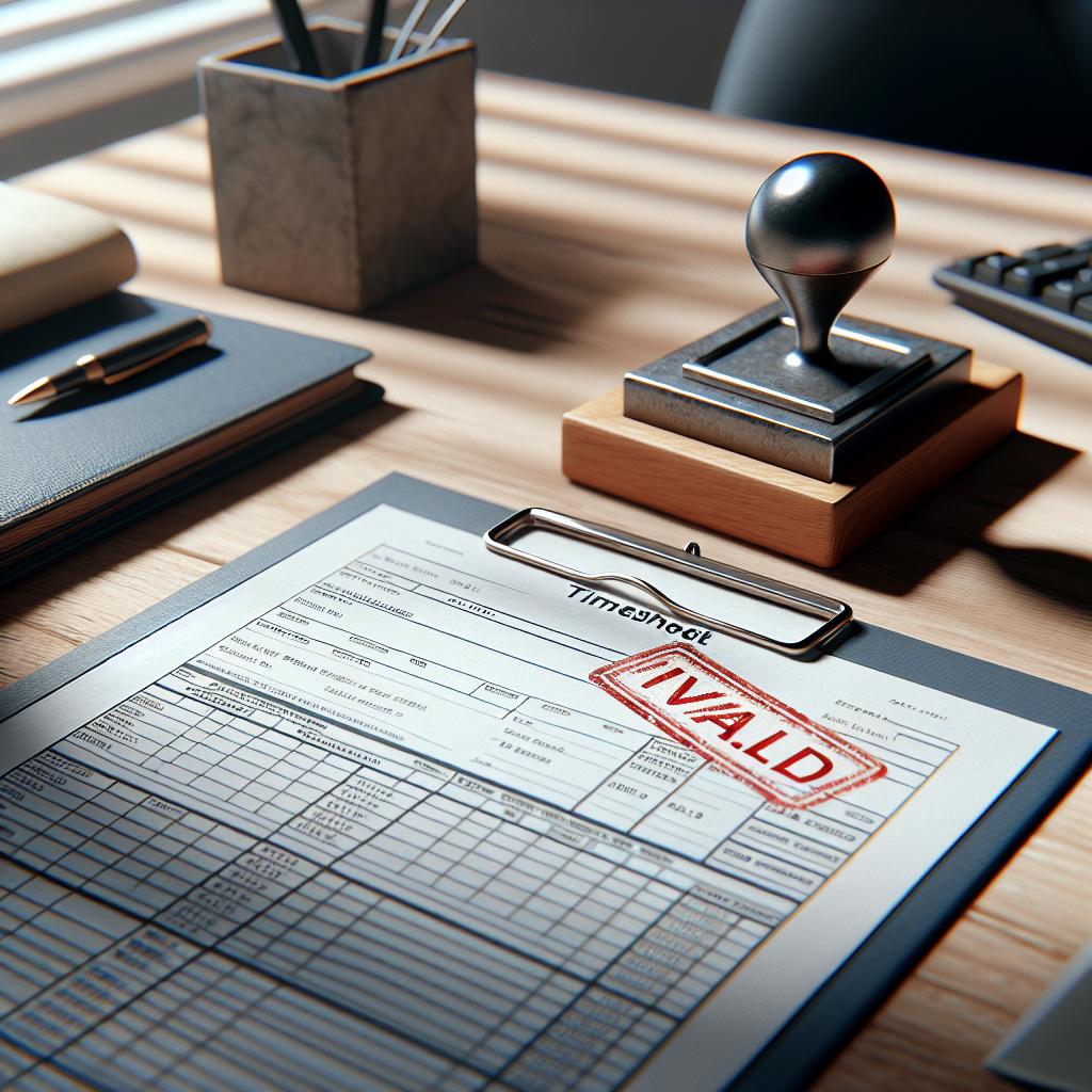 Cartões de ponto inválidos no TST