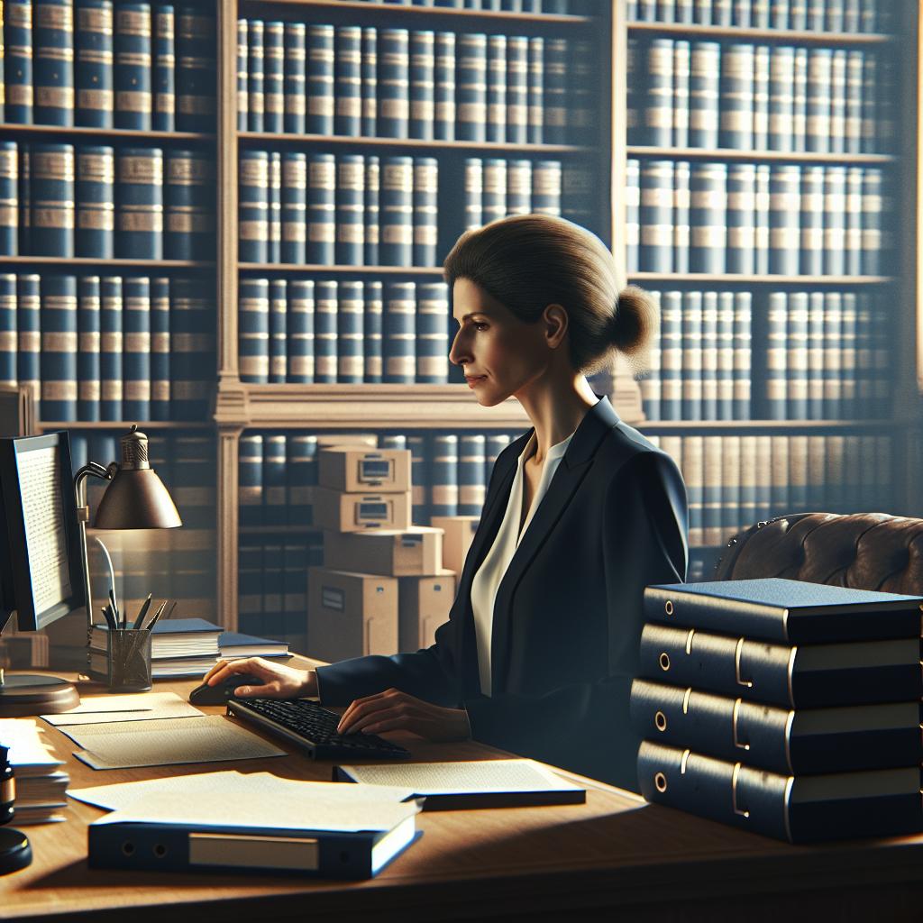 Escrevente participa da redação de sentenças