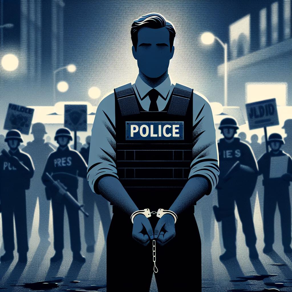 Jornalista preso em protesto contra Trump