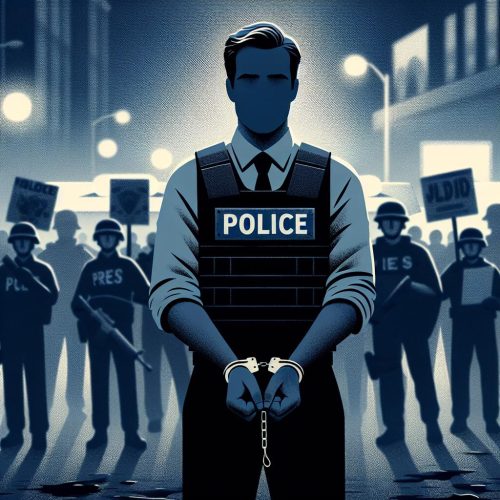 Jornalista preso em protesto contra Trump