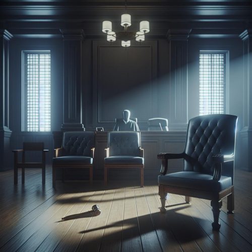 O juiz não escutou o que o réu tentou dizer